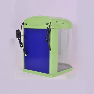 水族器材-厂家批发鱼缸 水族鱼缸 观赏创意子弹头 迷你玻璃水族箱-水族器材尽在阿.